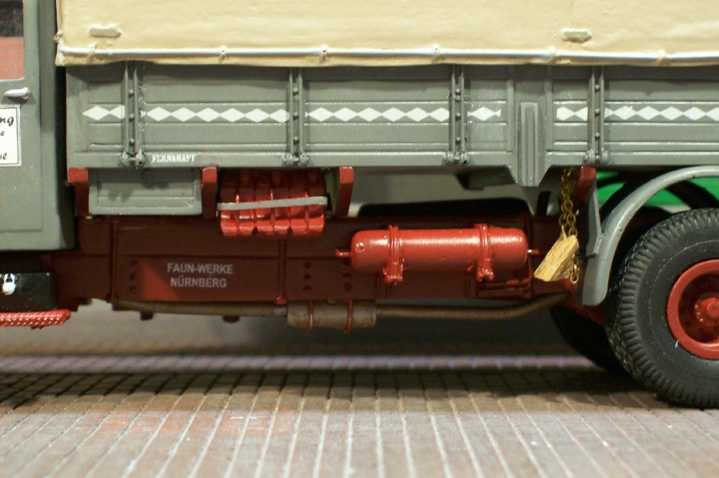 Details am Fahrgestell Details am Fahrgestell