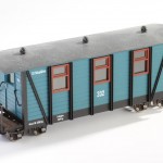 Schmalspur Personenwagen der sächsischen Waldbahn.
