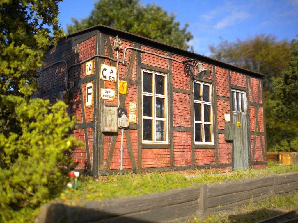 Stationsgebäude für einen Haltepunkt Stationsgebäude für einen Haltepunkt