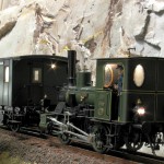 Der Lokalbahnzug am Berg Der Lokalbahnzug am Berg