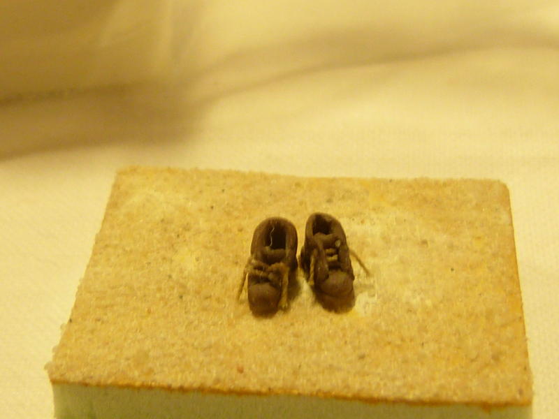 Unglaublich: Diese Schuhe werden richtig gebunden! Imthurn stellte seine kleinsten Miniaturen vor, alles für die Spur 0!