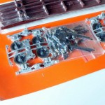 Bausatz und Räder in der Verpackung Bausatz und Räder in der Verpackung
