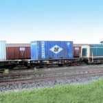 Container von Georg Brückner auf einem Ssy Schwerlastwagen Container von Georg Brückner auf einem Ssy Schwerlastwagen