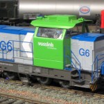 Dreiachsige Rangierlok Vossloh G6