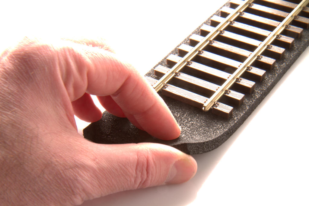 Das flexible Gummimaterial passt sich der Geländestruktur an Das flexible Gummimaterial passt sich der Geländestruktur an