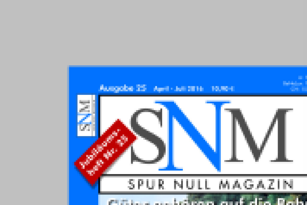 SNM Nummer 25 erscheint Anfang Mai 2016