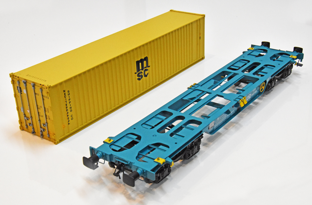 Containertragwagen Sgmmnss als Bausatz