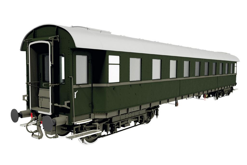 Schnellzugwagen 2. Klasse B4üe-28 der DB, Epoche 3
