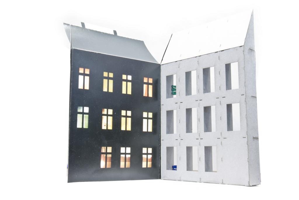 Moebo Innengebäude für Hintergrundhäuser