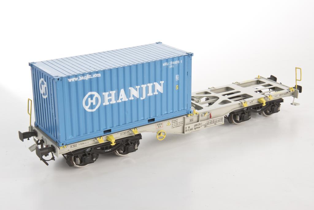 Adger Containertragwagen mit Hanjin Container