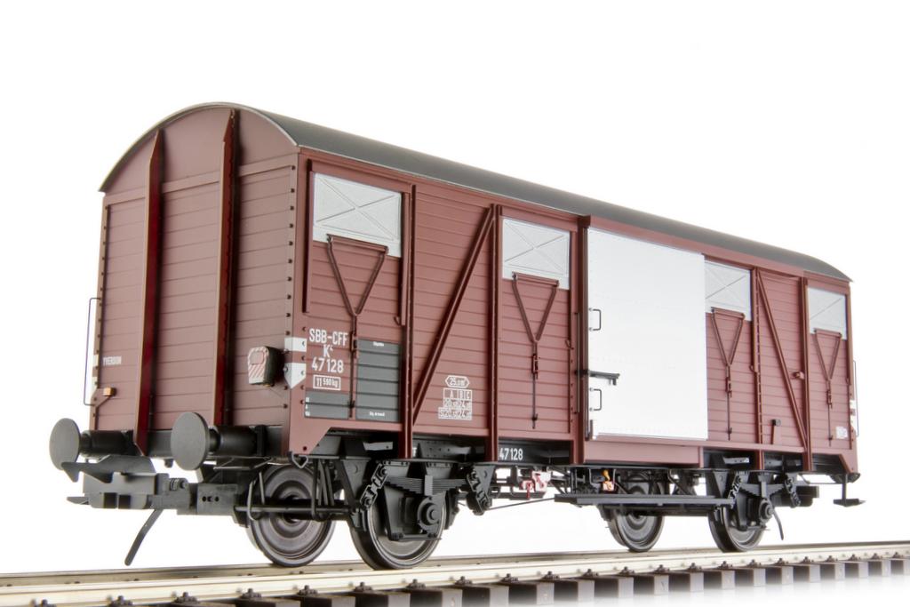 Schweizer Güterwagen K4 mit Zugschlusslaternen
