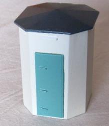 KM1 Glaskasten mit Rauch