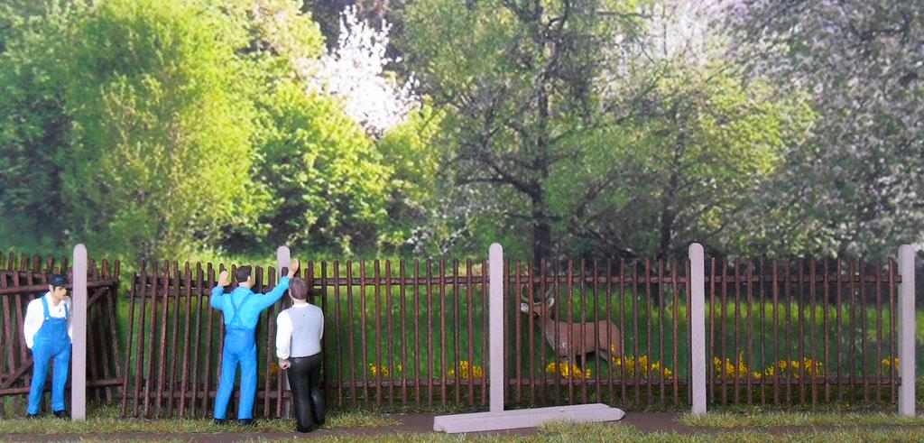 Waldlattenzaun von Paulo