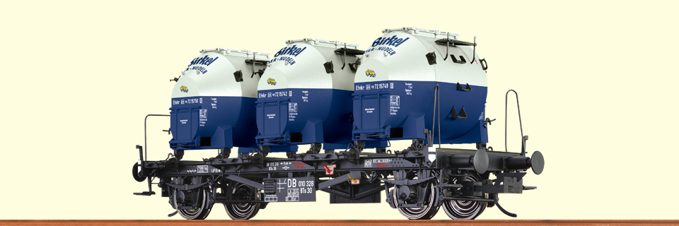 Neu ab Ende 2012: Behältertragwagen BTrhs 30