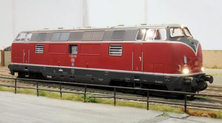 Die V200.1 der Modellbahnwerkstatt. Prototyp auf der IMA Köln