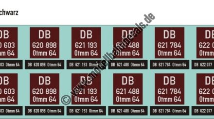 Nothaft Beschriftung für Otmm 64 