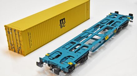 Containertragwagen Sgmmnss als Bausatz