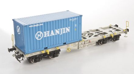 Adger Containertragwagen mit Hanjin Container