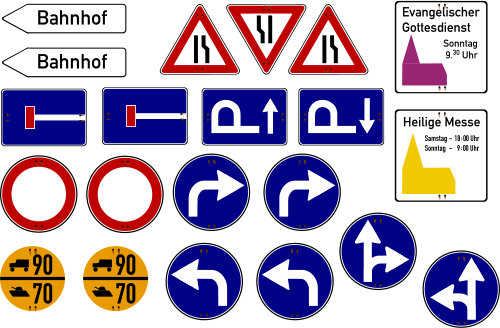 Verkehrszeichen für Heft 49