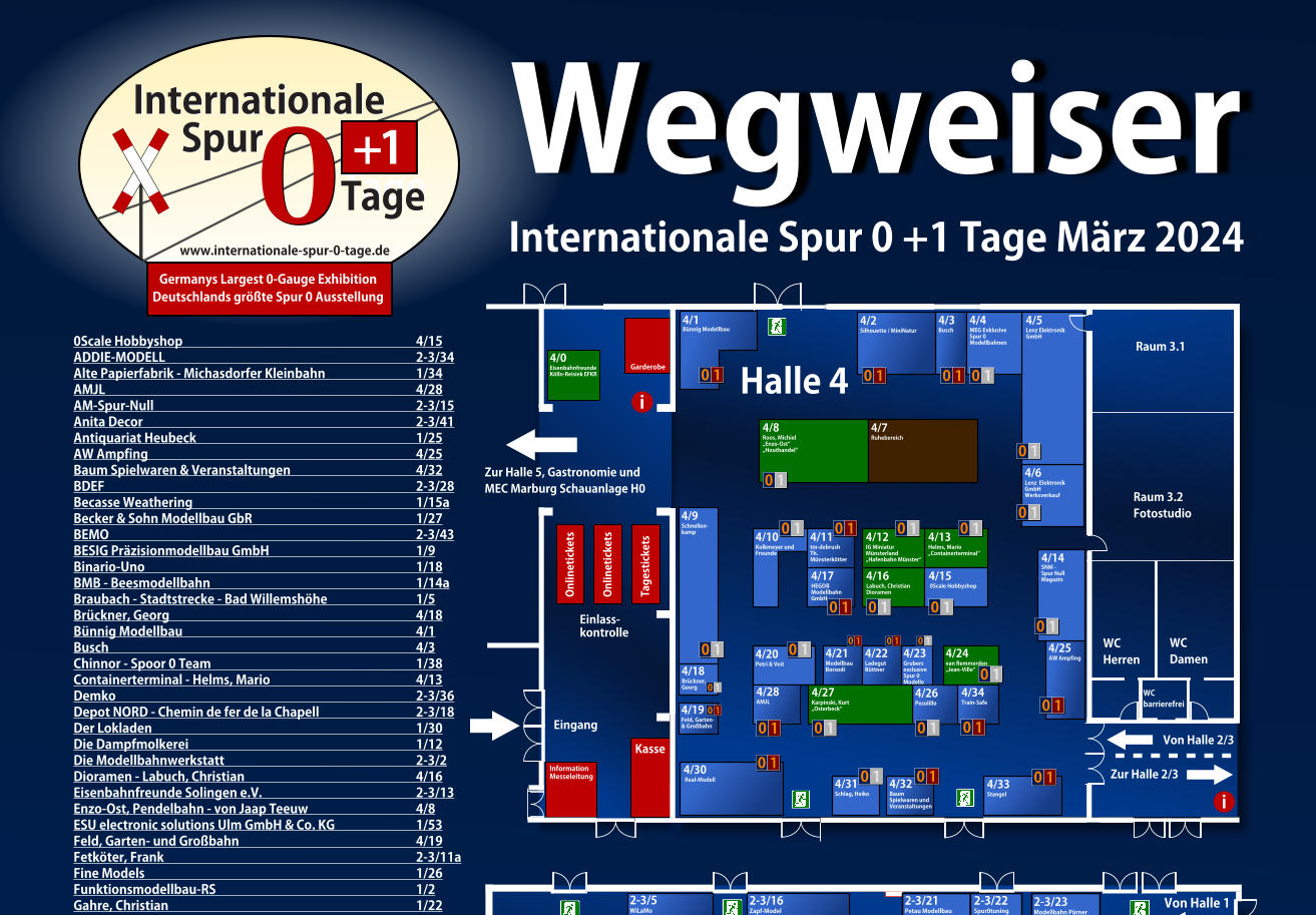 Spur 0+1 Tage 2024 am 23.3. und 24.3.2024 in Gießen