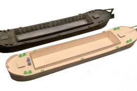 Bausatz aus gelaserten Teilen