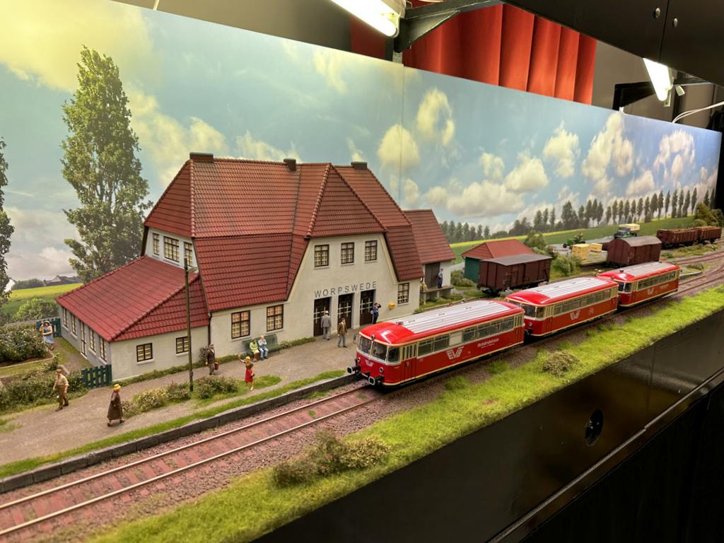 Bahnhof Worpswede der Modellbahnfreunde Osterholz-Scharmbeck