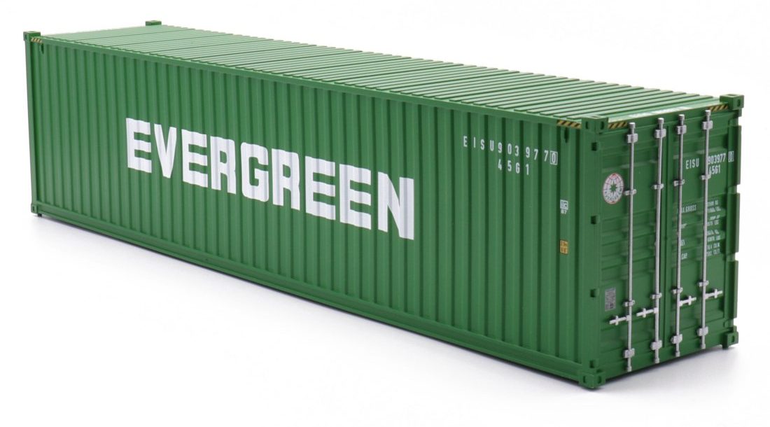 40 Fuß HighCube Container Evergreen. Foto: Modellbahn Union