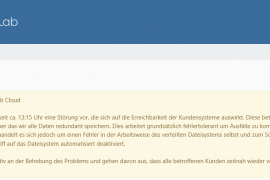 Störung beim Hoster des SNM Forums
