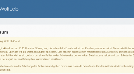 Störung beim Hoster des SNM Forums