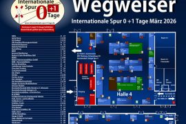 Wegweiser im Messeheft und in den Hallen